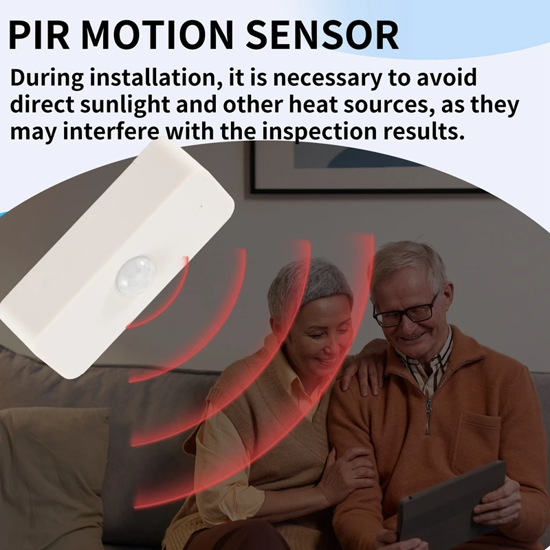 【อุปสรรค】Tuya Zigbee Smart PIR Sensor เครื่องตรวจจับความเคลื่อนไหวอินฟราเรดร่างกายมนุษย์ Home Security ฉากเชื่อมโยงอัตโนมัติแบตเตอรี่ Powe