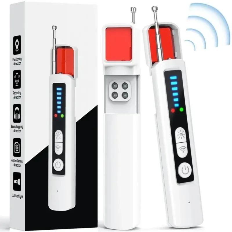 

For Eavesdrop/GPS/Lens New Hotel/Car Privacy with Adjustable Sensitivity Multifunctional Hidden Camera Detector - Anti-Spy