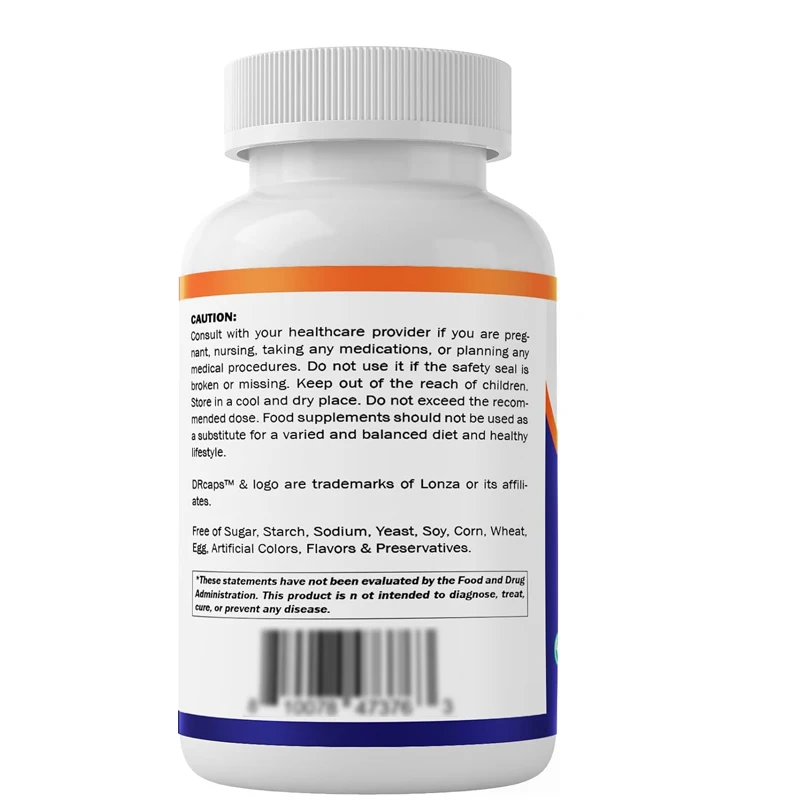 Vitamin Lactobacillus 2 billion -60 DR capsules per capsule - Digestive support - made from prebiotic inulin fiber