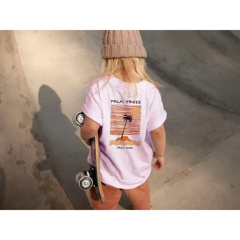 Camiseta Surf Kids, Camiseta Surfer Kid, Camiseta de Verano para Niños Pequeños, Ropa para Niños y Padres, para Niños y Niñas
