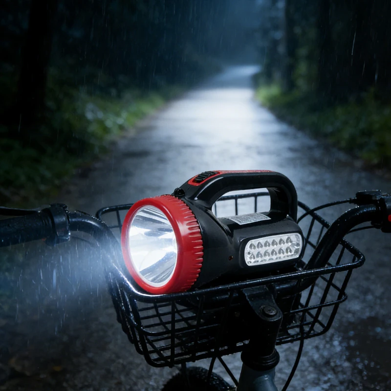 

1 шт. портативный водонепроницаемый многофункциональный светодиодный фонарь с боковыми световыми модулями, прожектор для дома и экстренных ситуаций