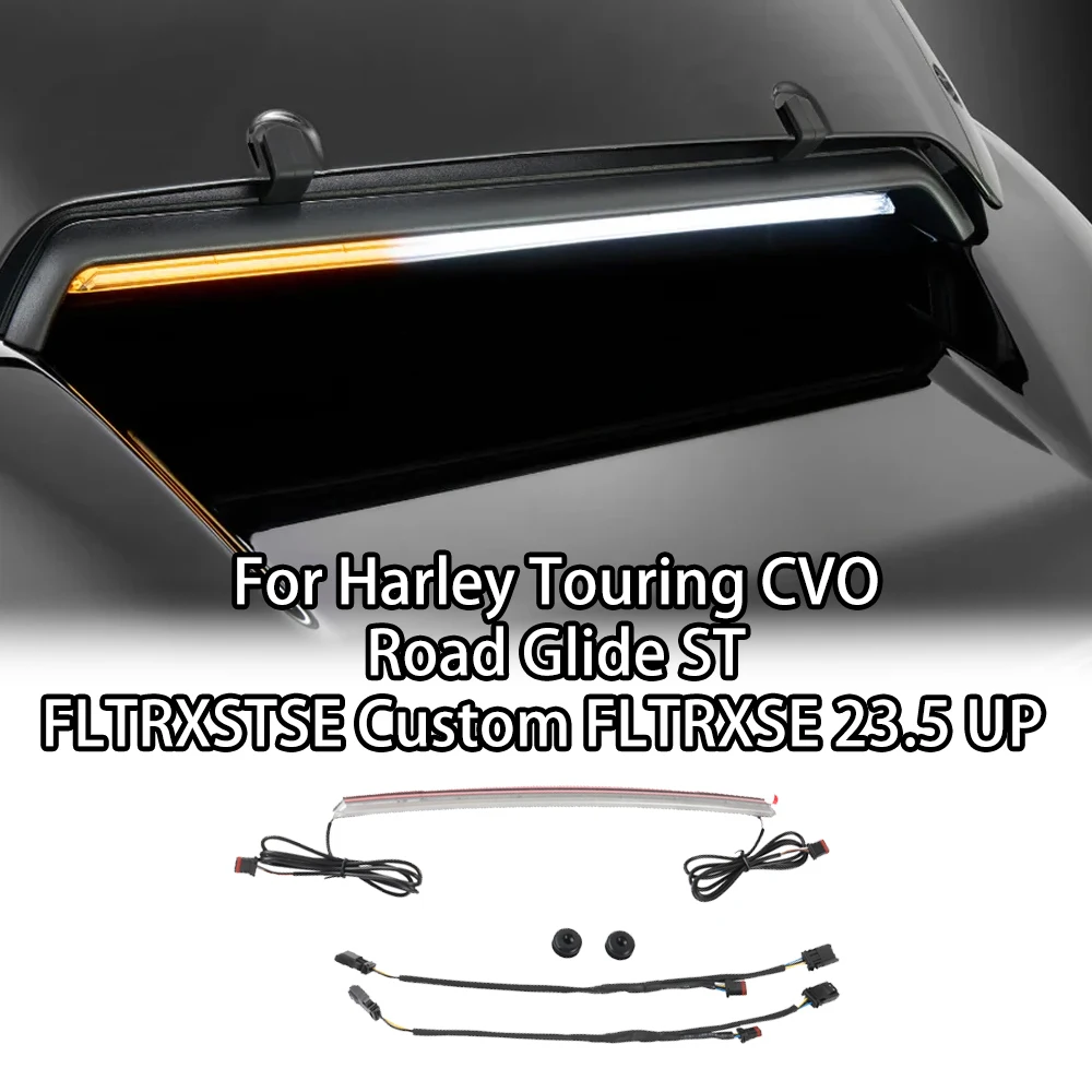 

Светодиодный акцентный светильник для Harley Touring CVO Road Glide ST FLTRXSTSE FLTRXSE 2023-2025, обтекатель «крыло летучей мыши», вентиляционная отделка Super