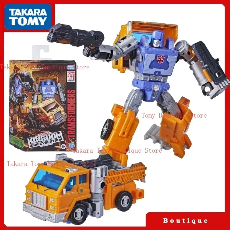 

В наличии Takara Tomy Transformers Toys War for Cybertron: Kingdom WFC-K16 Huffer Фигурки Коллекционные подарки Классические хобби