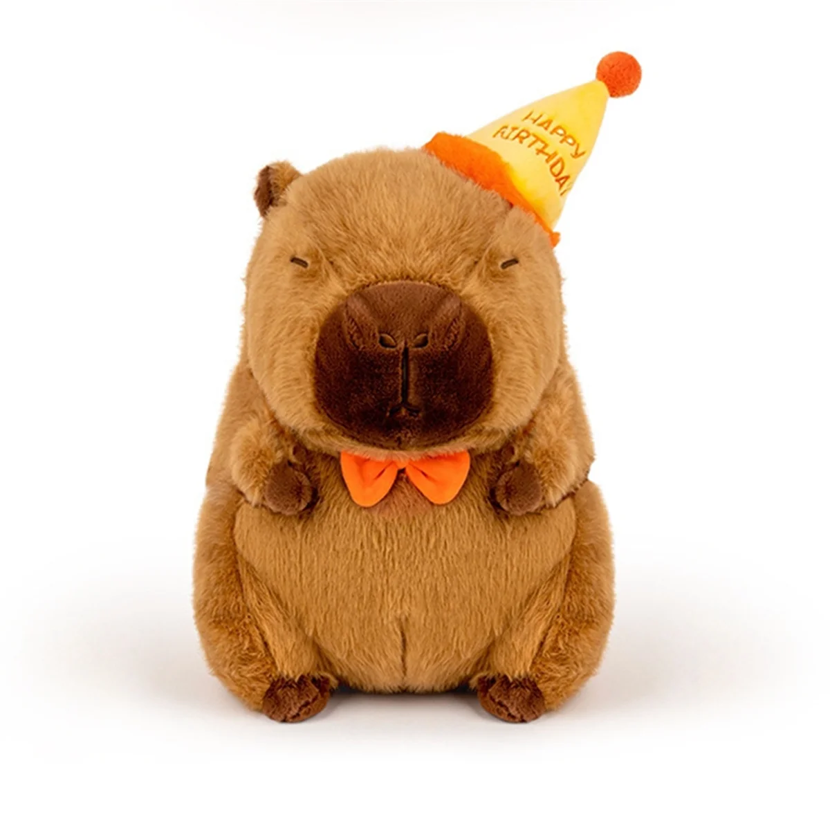 Capybara 귀여운 애니메이션 플러시 인형, 귀여운 플러시 장난감, 귀여운 봉제 인형, 여자 친구 생일 선물, 부드러운 박제 동물