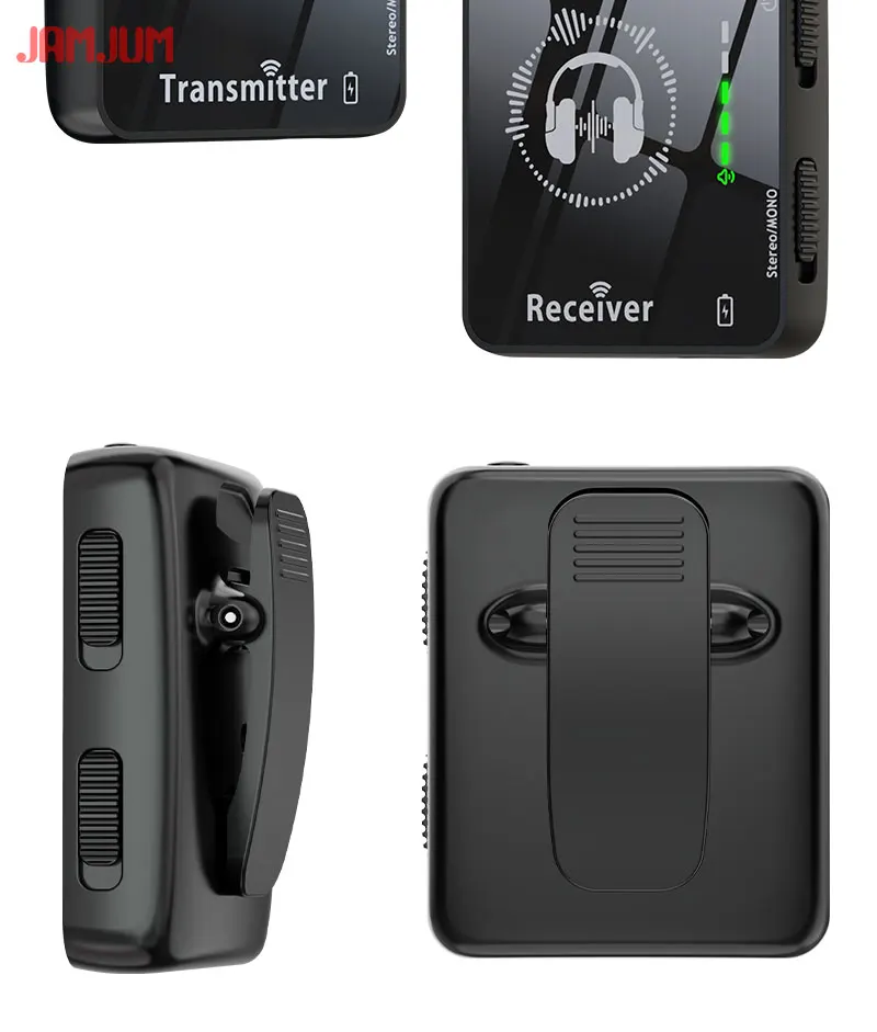 Jamjum Wireless In-ear Monitor System 2.4g Rechargeable Set_voghion.com