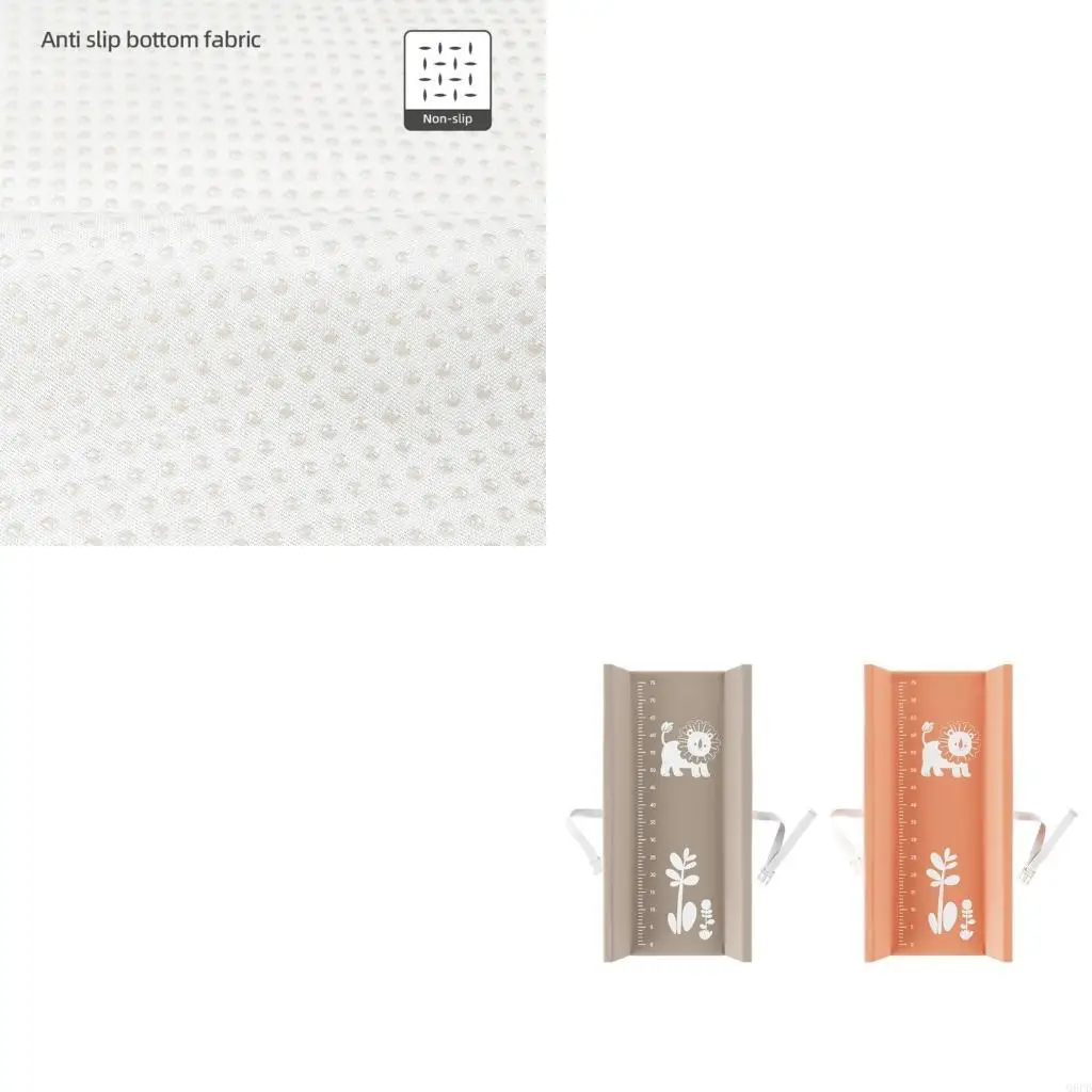 

Непроливаемая станция для смены подгузников Протираемый ремень безопасности Таблица роста с игривым животным рисунком для легкой