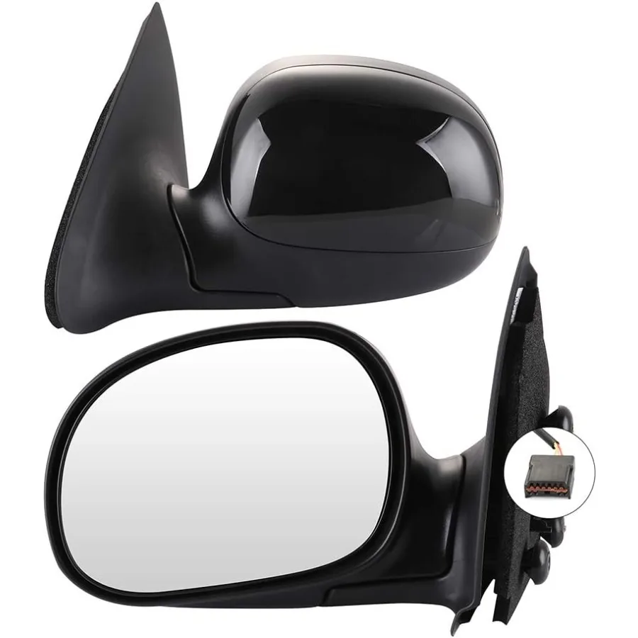 

Left and Right Side Mirrors Fit Compatible with 19971999 Ford F250 Manual Folding Mirrors for Truck Replacement Durable Design