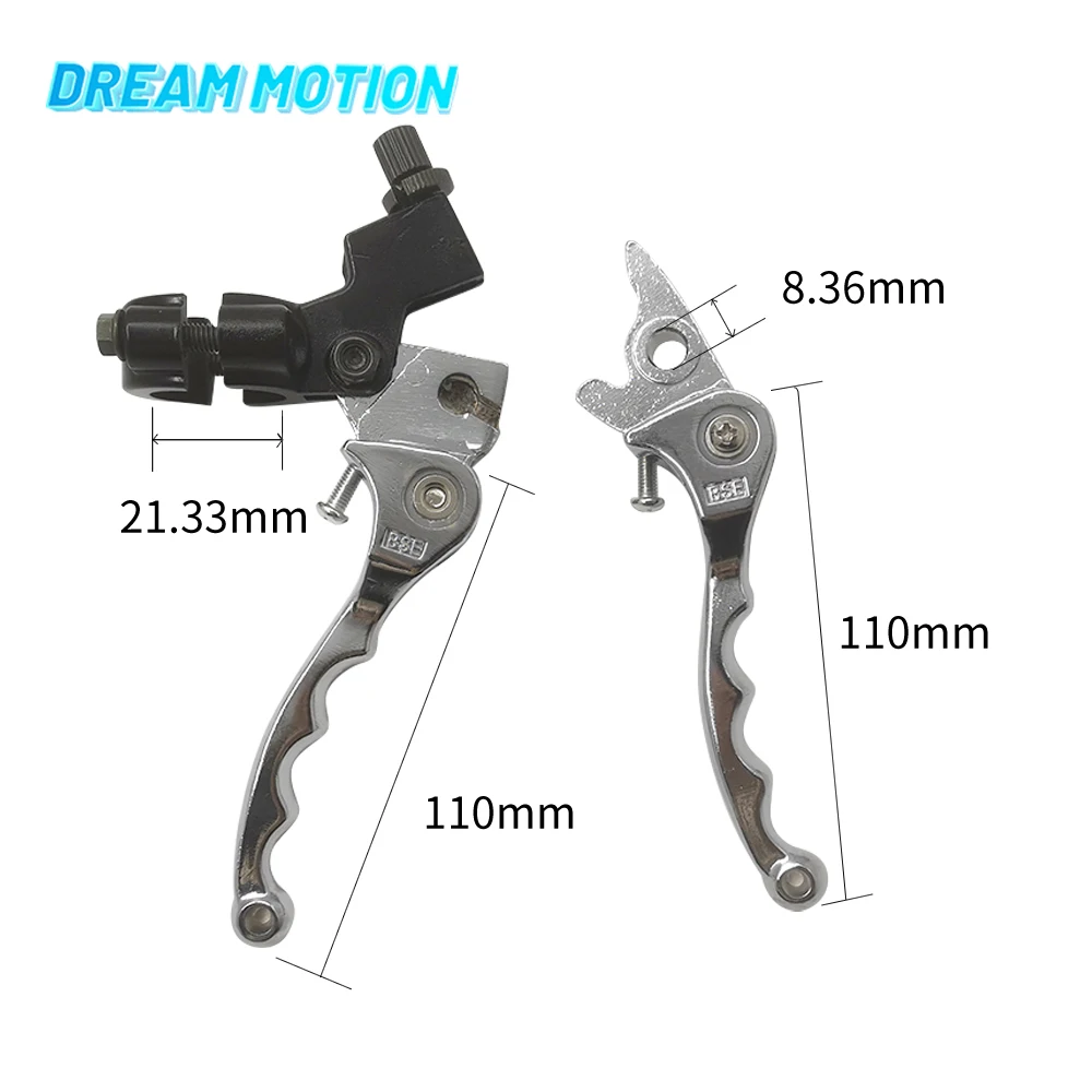 BSE Silver Aluminum Folding Clutch lever Brake Lever For To CRF KLX BSE Xmotos Kayo Pit BikeDirt Bike Parts