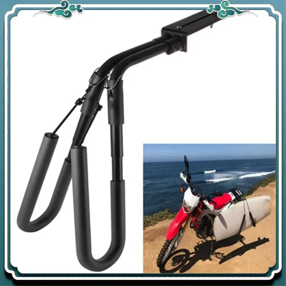 

Reliable Bike Motorcycle Surfboard Rack Holder Aluminum Alloy Angle Adjustable Anti Slip Motorbike Surfboard Stand Carrier