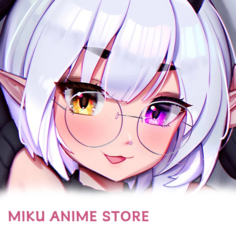 Furry Dakimakura Indie Virtual Youtuber Yishai Cover Anime Double-Sided Print Pillowcase Gift Life-Size 2way Body Pillow