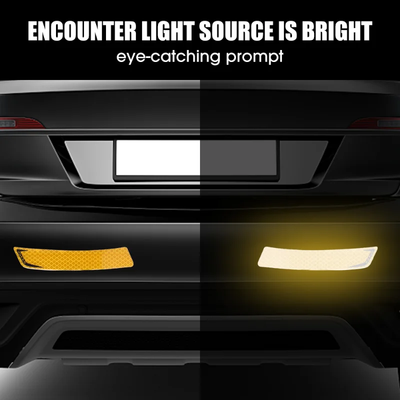 

Car Wheel Arch Anti-Collision Strip Reflective Warning Sticker Universal Exterior Refit Decal