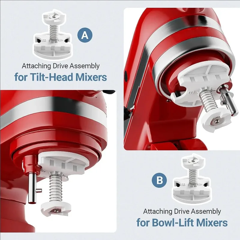 1pcs Ice Cream Mixer Head Parts Drive Attachment for KitchenAid Stand Mixer for KitchenAid Ice Cream Machine Adapter AP628505