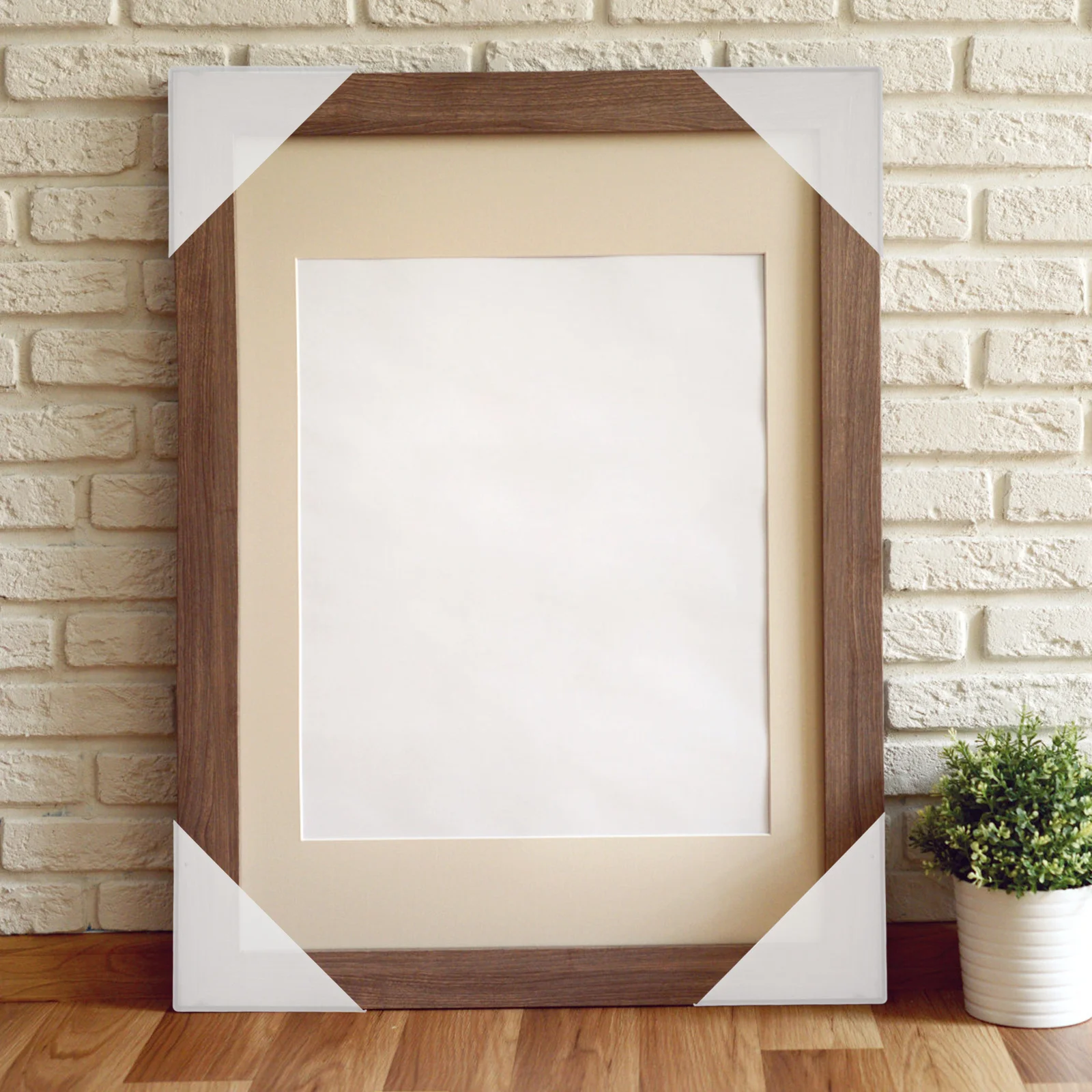 

100Pcs Triangle Corner Guards Furniture Edge Protectors Decorative Bumpers for Table Corners Picture Frames Mirrors