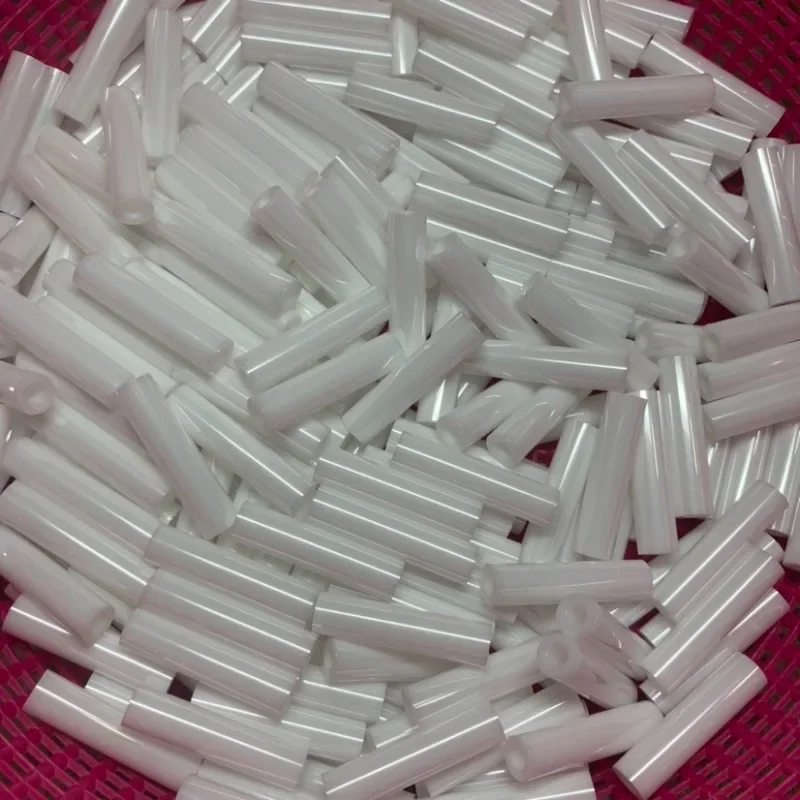 Custom Zirconia Ceramic Sleeve Plunger Tube OD8mm ID4mm 6mm High Temperature Resistant Ceramic Fittings