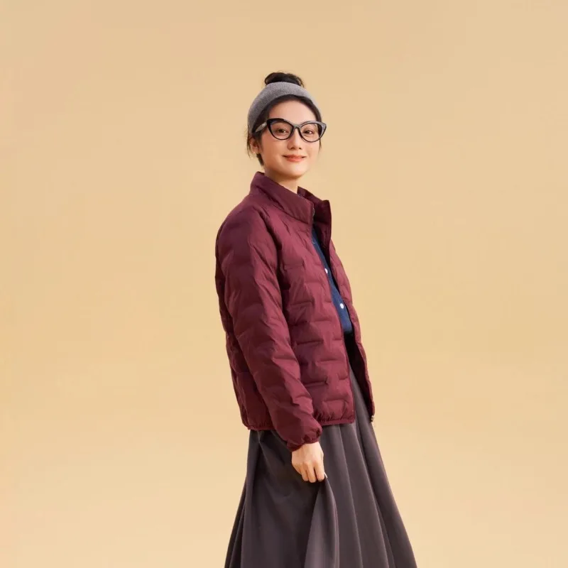 New Fashionable Cotton-padded Jacket for Women in Autumn Winter Versatile Top with A Stand-up Collar That Slimmers Is Bestseller