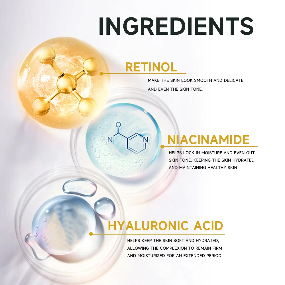 نيكوتيناميد كريم جوهر مجموعة تبييض النمش كريم إزالة الكلف البقع الداكنة الميلانين مكافحة الشيخوخة تقليص المسام ترطيب