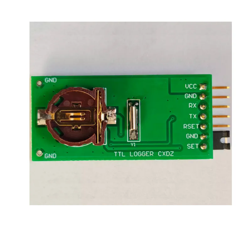 Serial port data logger, TF card, SD card storage with clock, microcontroller readable and writable