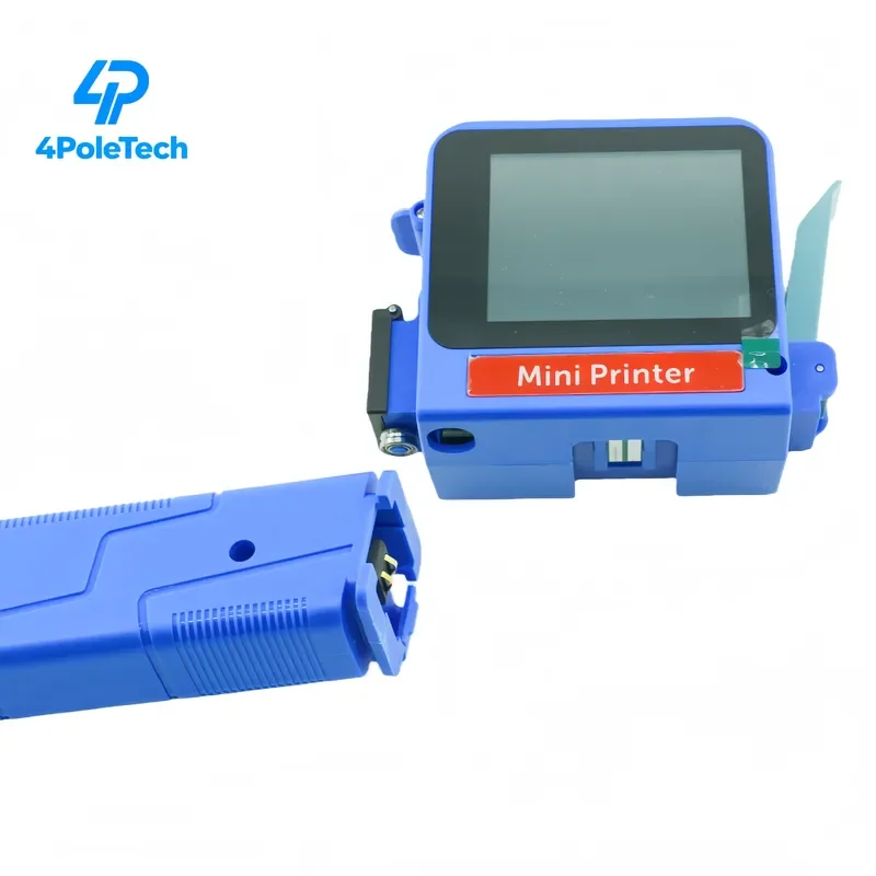 for 12.7MM Mini Portable Inkjet Printer with Handle Date Number Logo Code Printing Machine for Bottle
