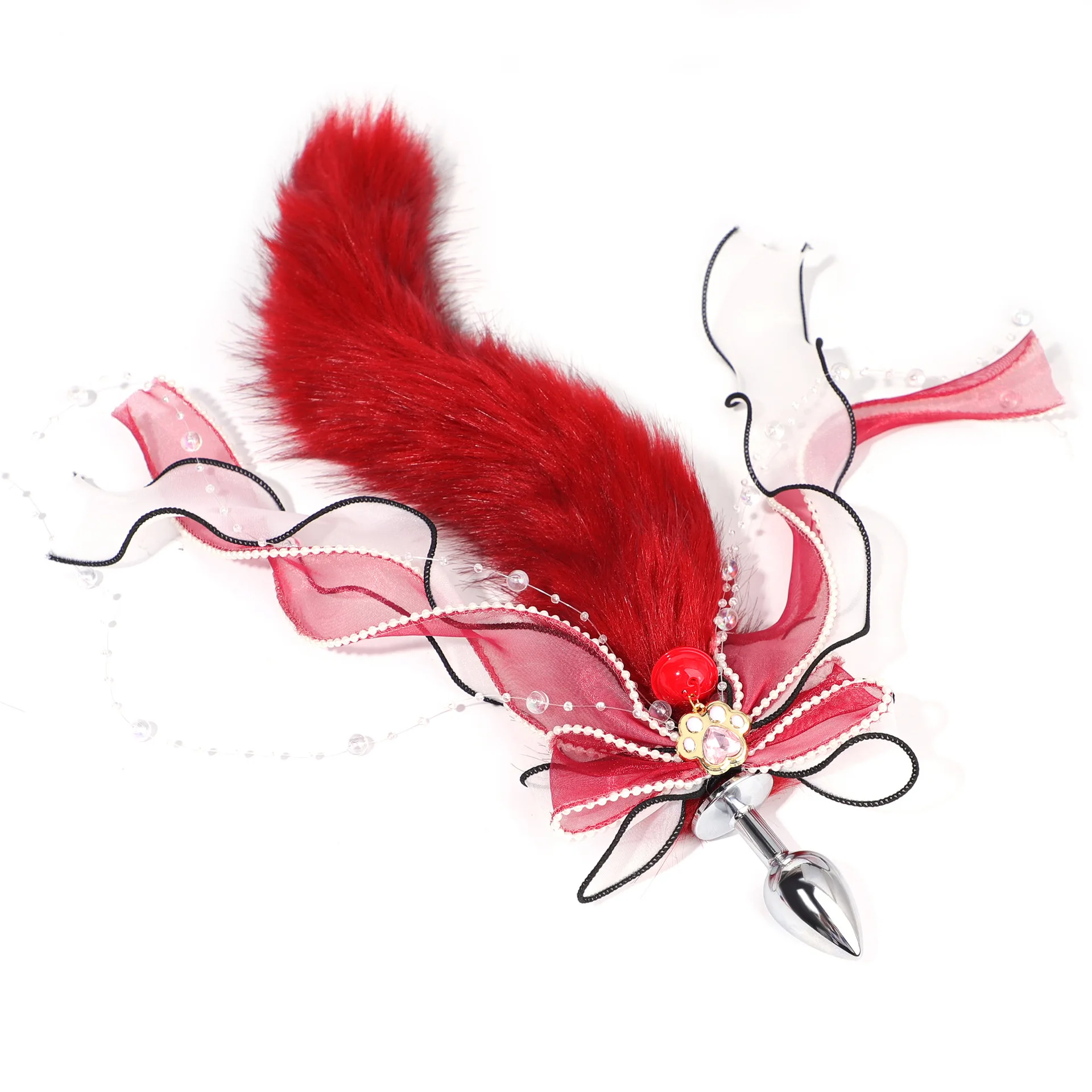 BDSM Fox Tail Anal Plug Sex Anal Toy Butt Plug For Women Adult Sex Toy Stainles Steel Anal Plug Smooth Butt Plug Cosplay Sex Toy