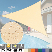 Sunshade Triangle Waterproof Sun Shade Sail Canopy Awning UPF50+ 98% UV Blockage & Water Resistant Backyard Patio Garden Tent