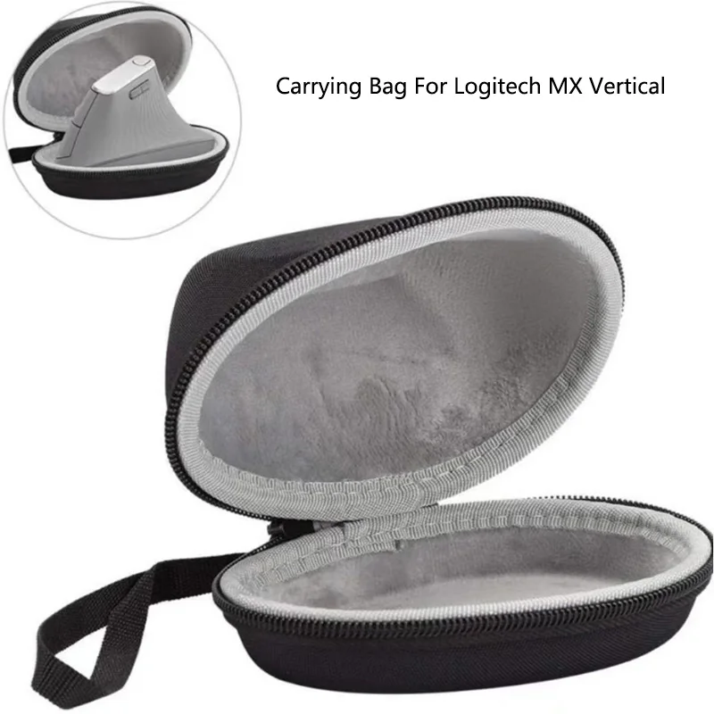 

Портативная сумка для переноски Logitech MX, вертикальная игровая мышь, защитный чехол, жесткая сумка на молнии, дорожная сумка для хранения из ЭВА