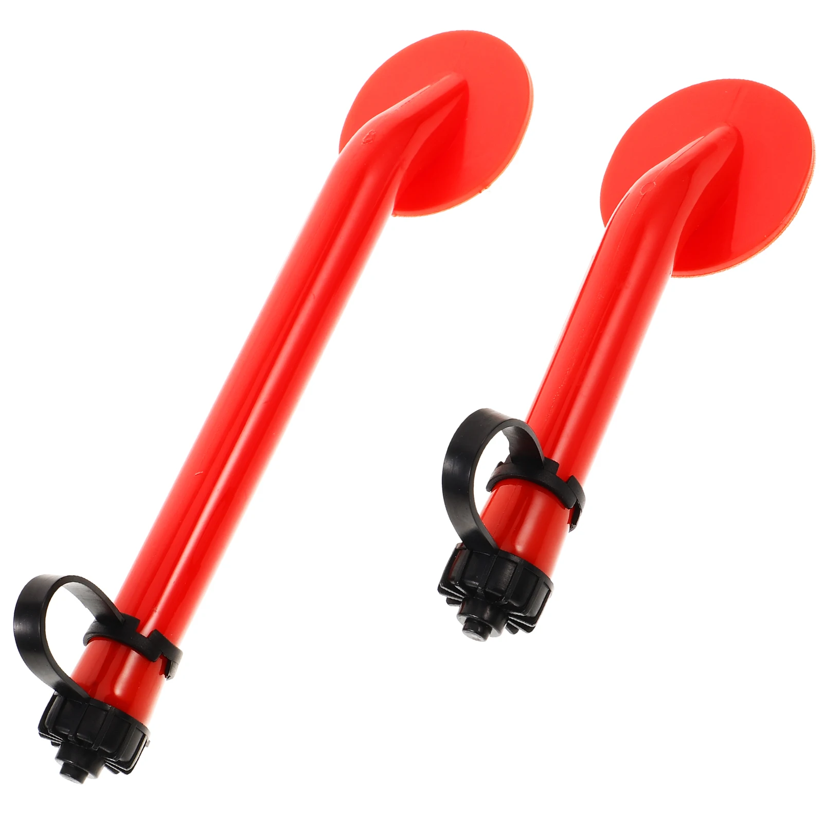 

2 Pcs Life Jacket Air Blow Tube Inflatable for Safety Gear Portable Plastic Blowing Buoys Inflation Accessories