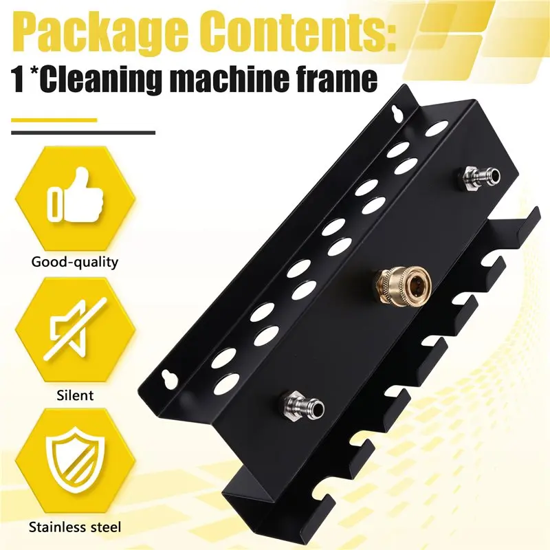 【FITTING】Pressure Washer Holder Wall Mount Foam Cannon Holder Car Wash Accessories Organizer Washer Accessories Storage Rack