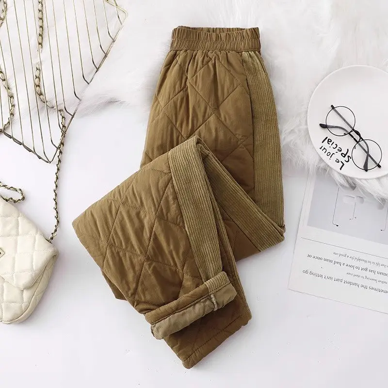 Women's High Waisted Cotton Pants 2026, Butt Lifting Trousers, High Stretch Casual Warm Winter Pants, Pantalones de Mujer