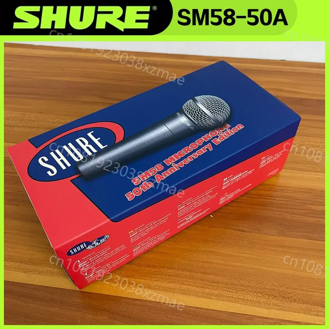 3PCS SHURE SM58-50A Microfono cardioide Canto da palco Microfono professionale cablato Shure Karaoke BBOX Registrazione Microfono vocale