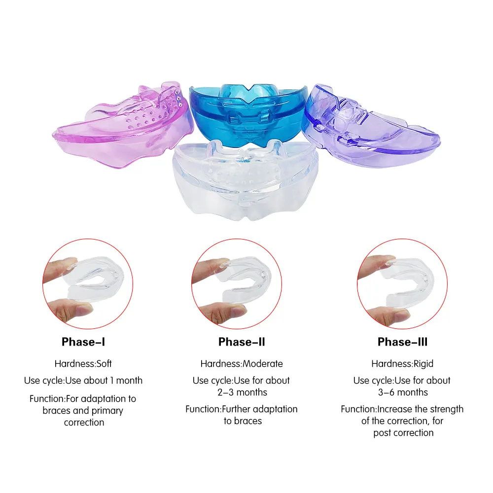 10Box Dental Tooth Orthodontic Appliance Trainer Alignment Teeth Straightener Braces For Adults Orthodontic Teeth Corrector Hard