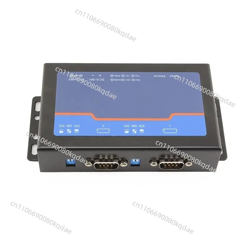 RS232‑422‑485 Serial‑To‑Ethernet Server Unit, RJ45 Network Port Communication Module Industrial Replacement Hardware