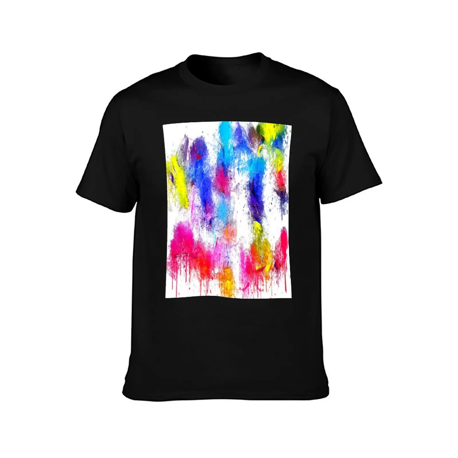PASTEL SPLASH 2DRESSES AND T-Shirt Lightweight Casual Summer T-Shirt