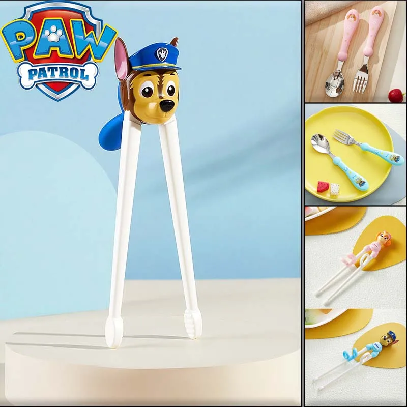 PAW Patrol Cartoon Learning Training Chopsticks Children Cute Chinese Chop Sticks Learning Aid Kids Practice Chopsticks Gifts