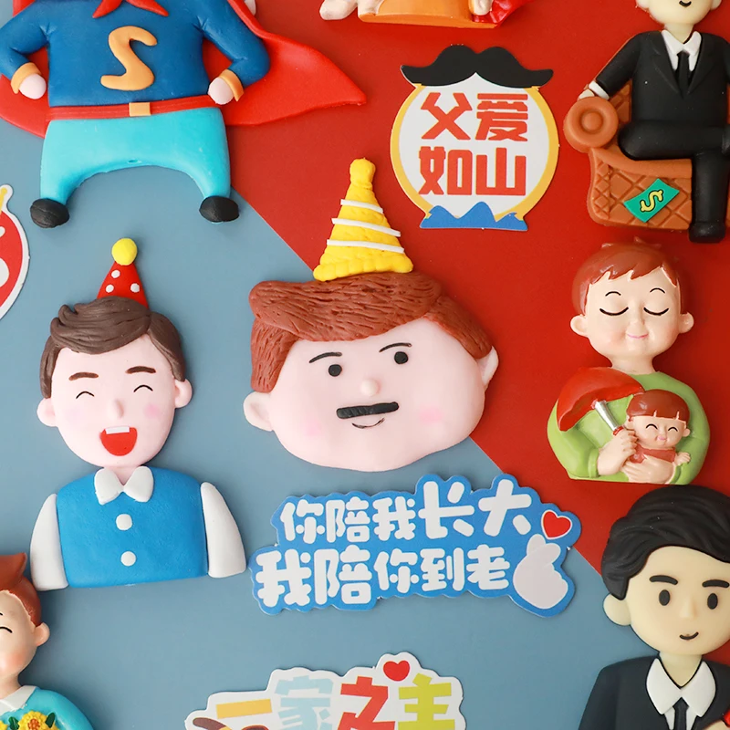 Collectio Super Dad Cake Topper Love Dad Father Birthday Cake Topper for Father\'s day Daddy Birthday Party Cake Decorations Gift