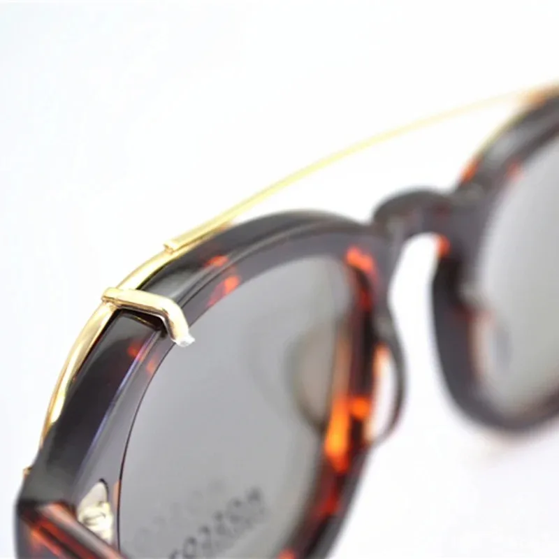 Runde Clip auf Sonnenbrille Frauen Polarisierte Linse UV400 Mann Johnny Depp Lemtosh Sonnenbrille Luxus Marke Vintage Schutzbrillen – Detail 12