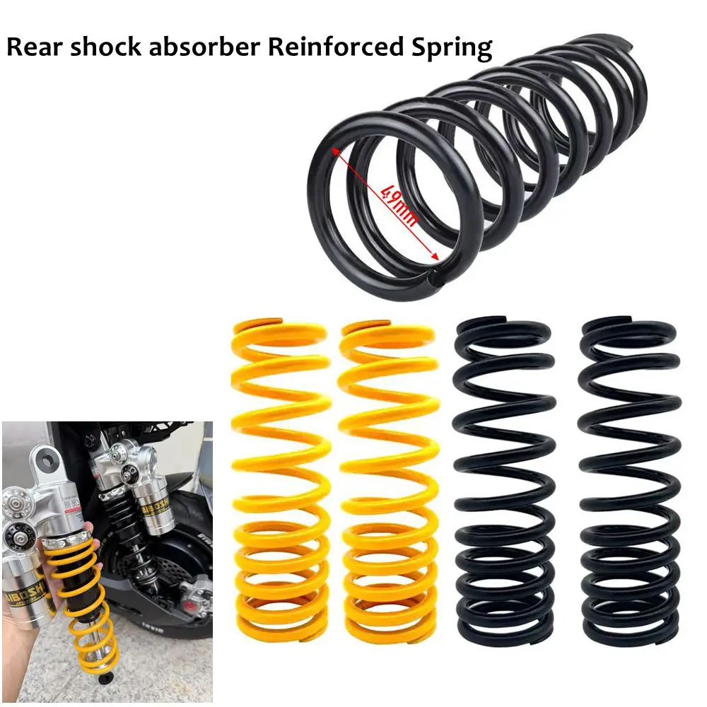 6.2-8.2mm Wire Diameter Moto Rear Shock Spring 150-225MM 70-180LBS Universal E-bike Scooter for AGL RPM Alpha Orlins VOPO Shock