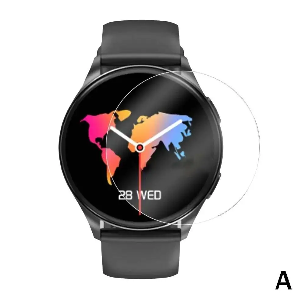 1.43inch TPU Circular Watch Glass Tempered Film Suitable For Blackview X20 Super Definition Watch Protective Film Easy Inst E6J4