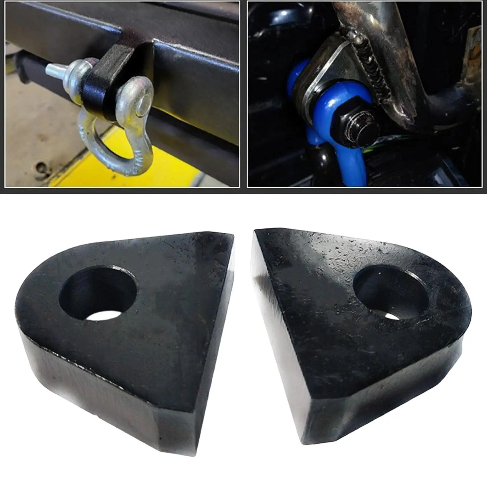 Reliable Weld on Shackles Mount Steel Clevis D Ring Attachment for Trucks Offroad and Hydraulic Tractors
