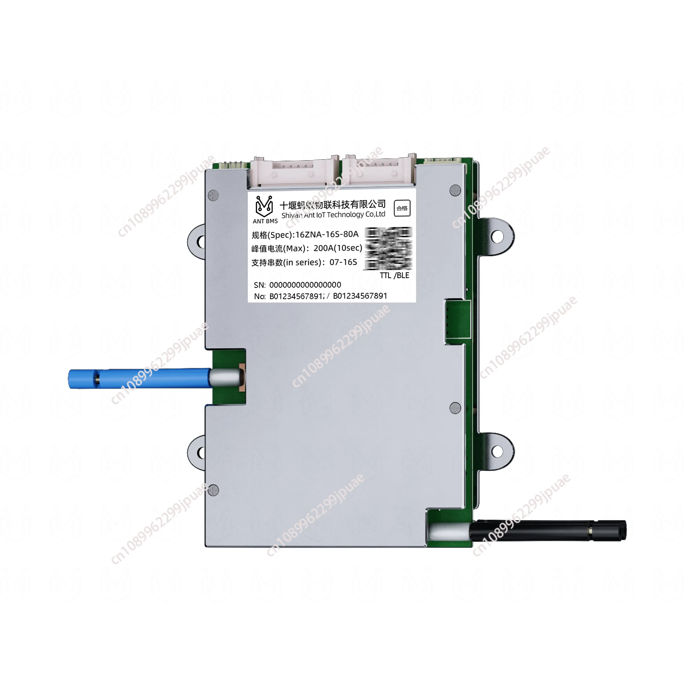 

BMS protection board 7-16 series ternary iron lithium universal intelligent equalization with temperature control TTL Bluetooth