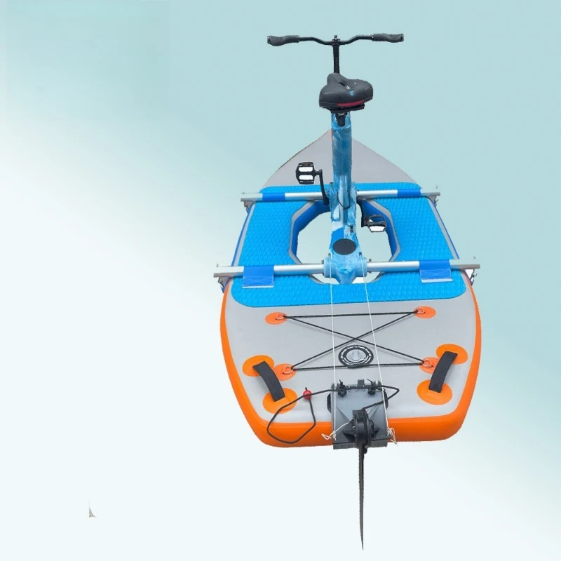 Inflatable Pedal Water Bike Sightseeing Tour Cycling Boat Water Entertainment Inflatable Surf Paddle Board for Lake Sea Sports