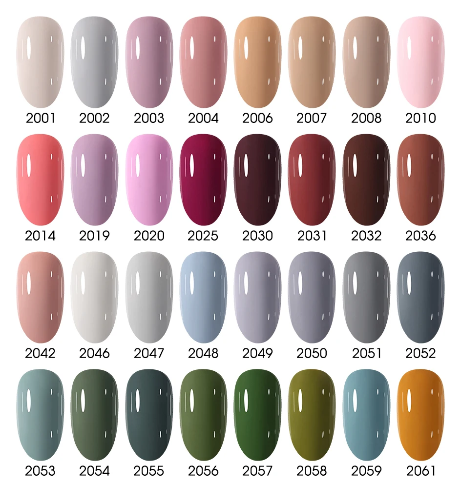 Clou Beaute 10 Stück TPO & HEMA FREIER Nagellack-Set Gel-Lack Frühlingsfarben UV-Gel Nagellack Semi-Permanent Hochpigmentierter Lack – Detail 11