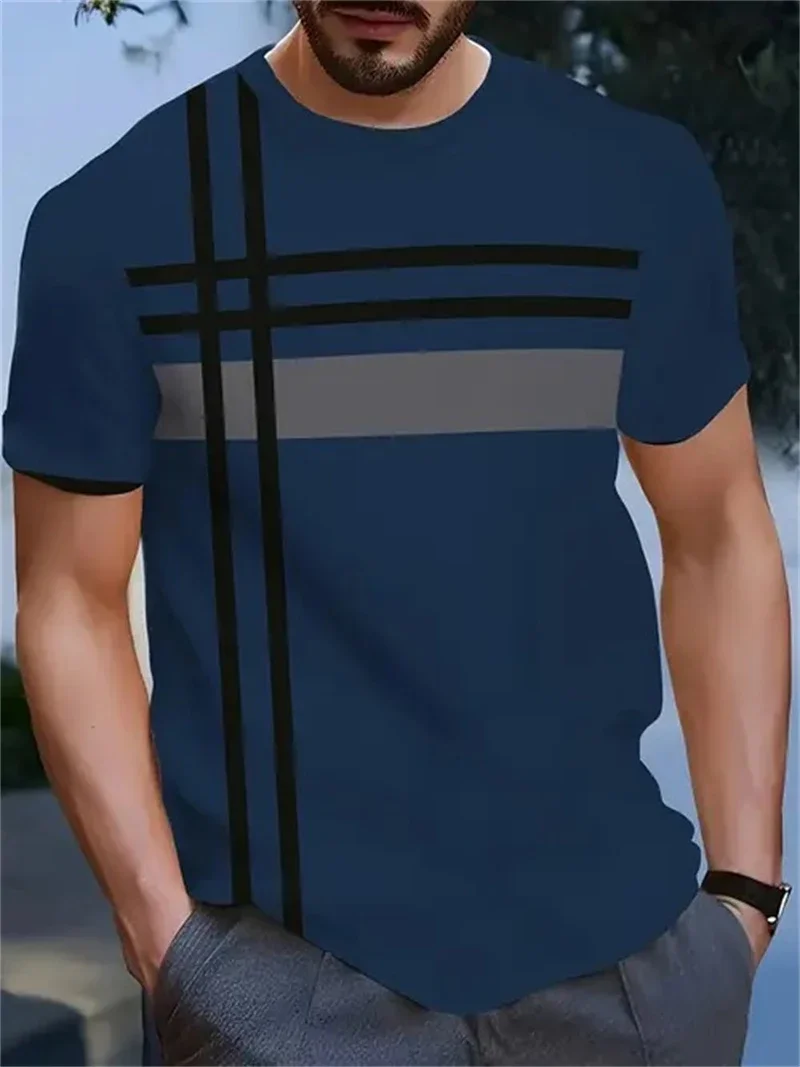 Fashion 3D Horse Graphic T Shirt for Men Funny Animal Pattern Short Sleeve Tops Summer Casual Men's Tops Trend Man Streetwear