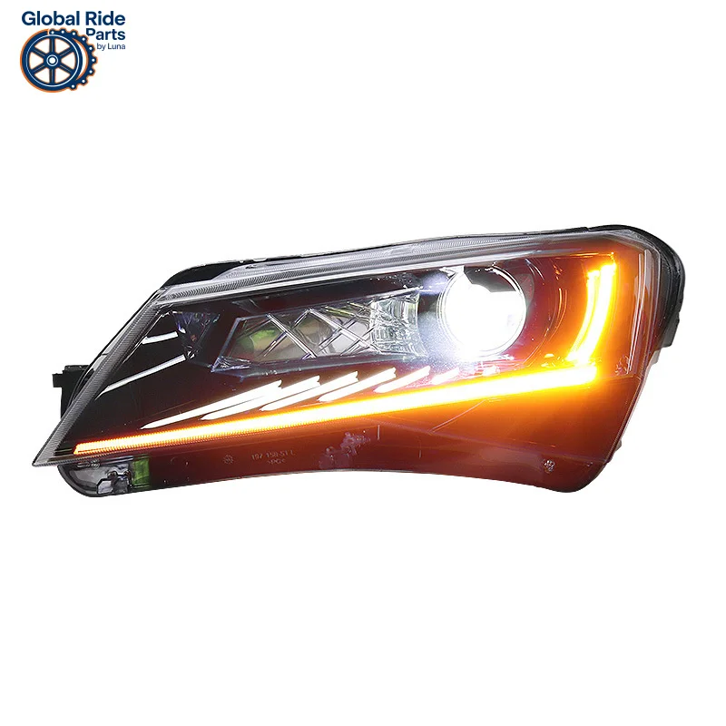 

Suitable for 16-18 Skoda Superb Headlight Assembly Modification High-End Laser LED Lens Daytime Running Turn Signal Light