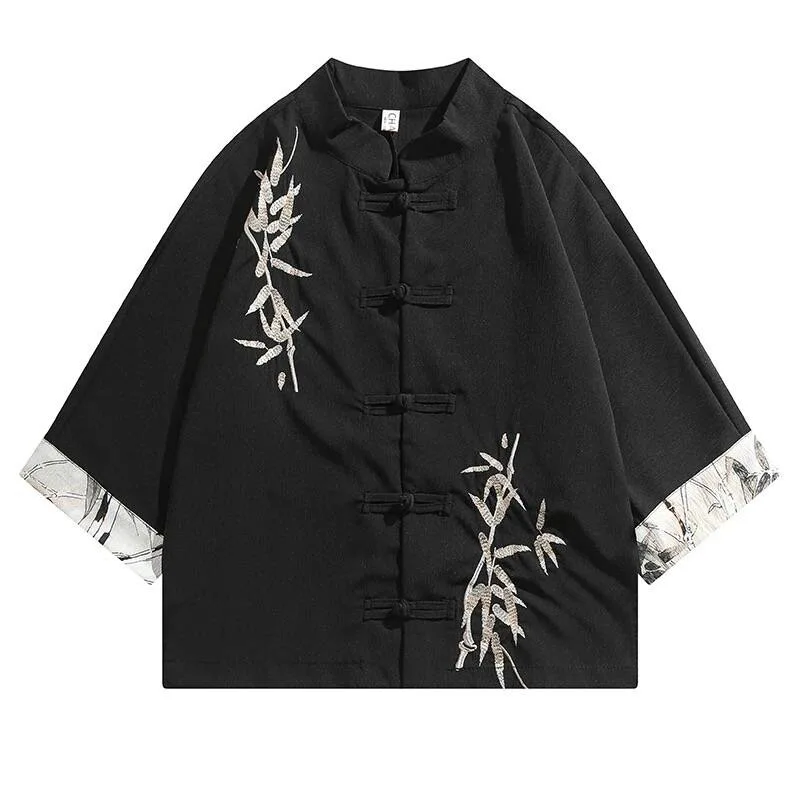 2026 Men's Short Sleeved T-shirt with Buckle Embroidery, Men's Summer Loose Fit