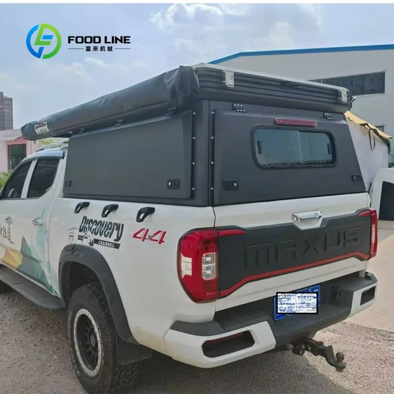 Customized slide‑on popup mini camper topper pickup canopy compact shelter for 4x4 diy overland outdoor camping builders