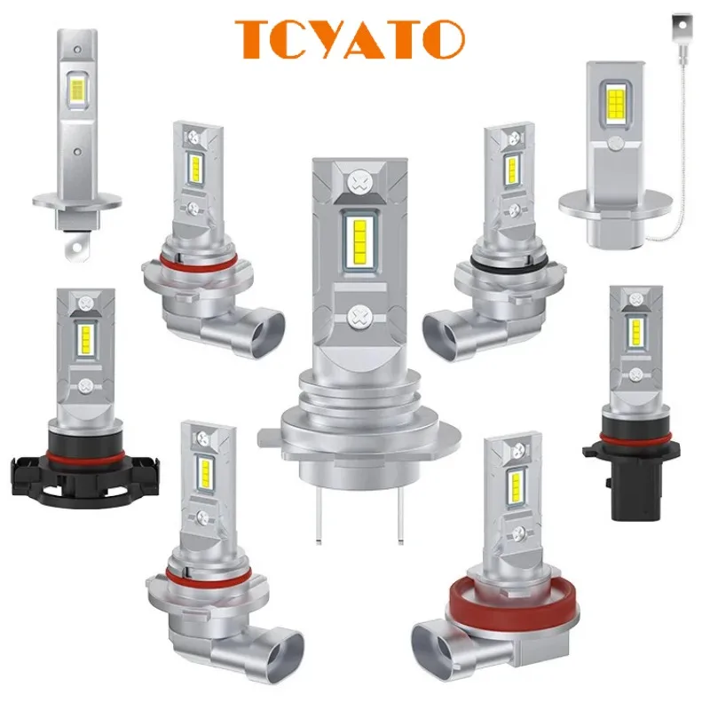 

TCYATO H7 H8 H11 9005 9006 9012 HB3 HB4 Auto LED Fog Bulb Powerful 5500lm Car LED Headlight Bulb 55W 6000K White Moto Fog Lamp