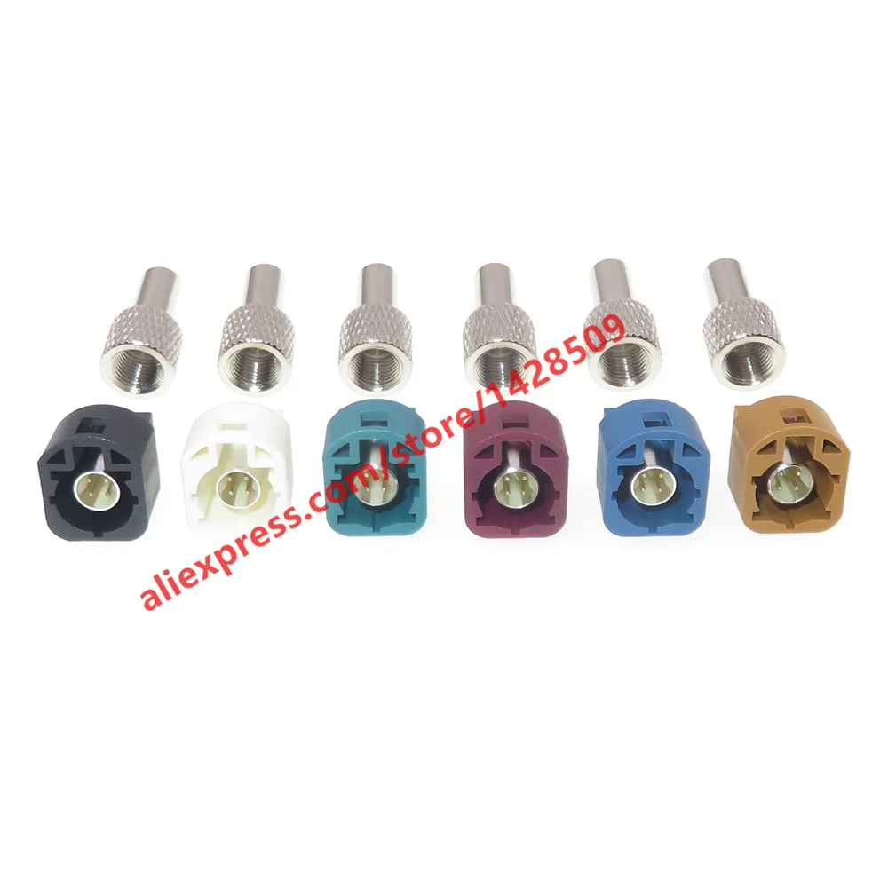 1 шт. универсальный автомобильный разъем Fakra LVDS 4-контактный для камер и аудиосистем