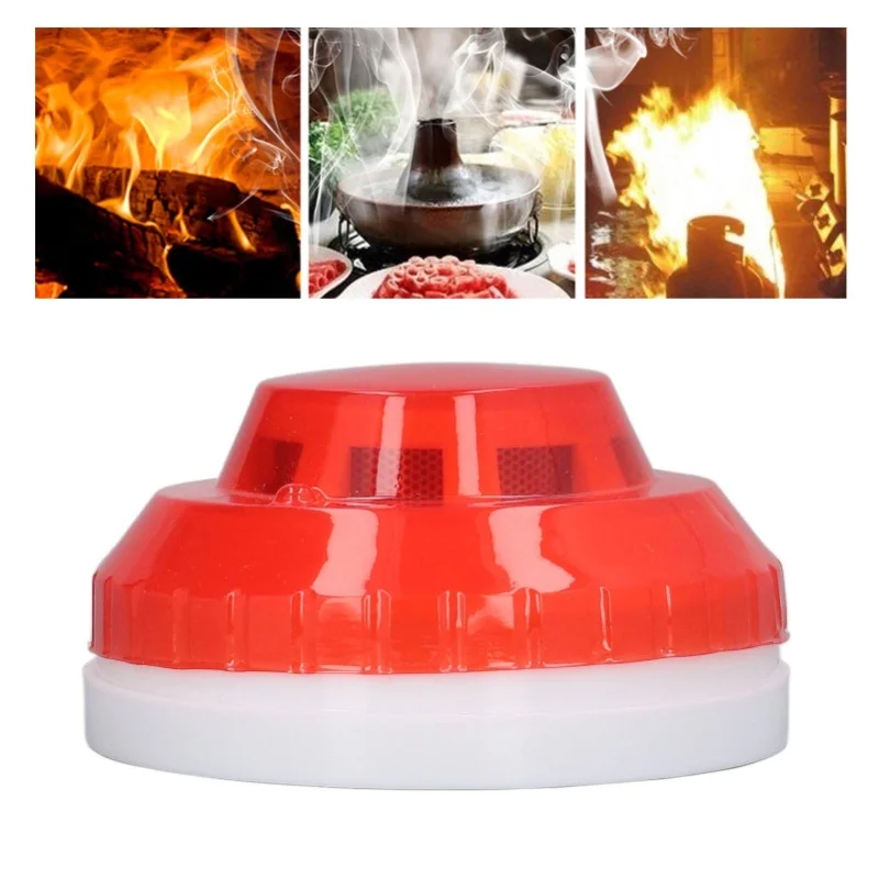 

C2 Smoke Detector Photoelectric Prevent Interference Small Wired Fire Alarm Home Factory Dc 12-24v Commercial Emergency Alarm