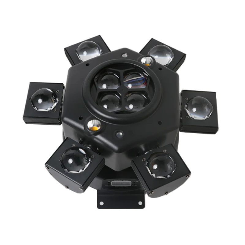 Imagem -05 - Led Rotating Stage Lights com Six Braço 150w Rgbw Dmx512 Luzes do Palco para dj Disco Party Luzes de Natal