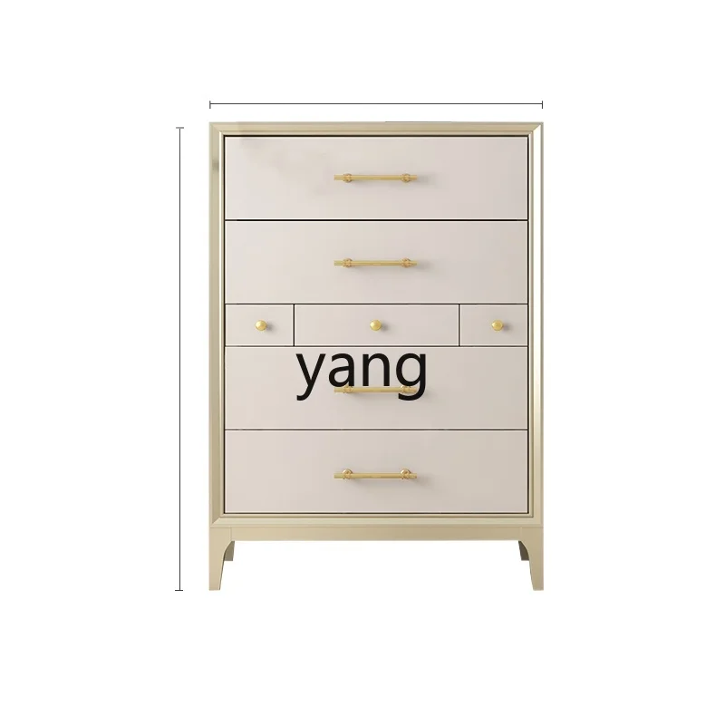 

LH solid wood chest modern light luxury bedroom TV cabinet furniture simple drawer storage